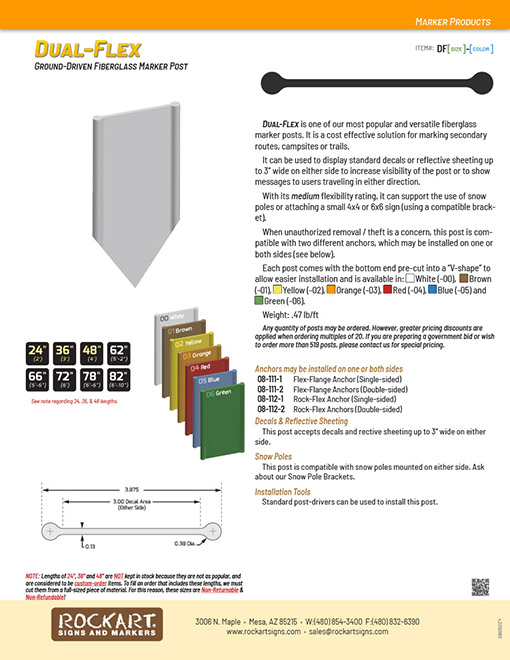Marker Products Brochure